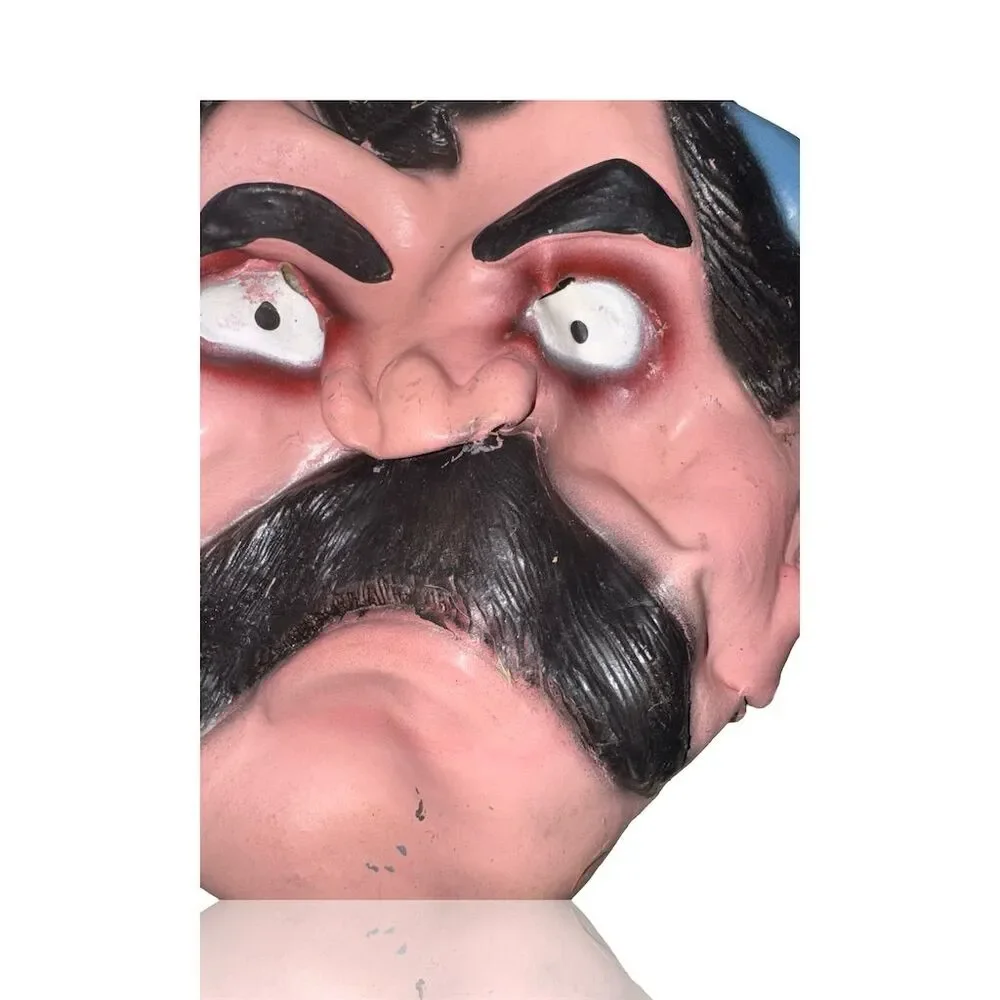 Vintage Rubber Face Cartoon Character Figurine: El Chavo Del Ocho 80’s Mask